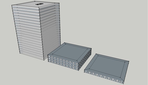 Office prototypes A1, A3, and A20